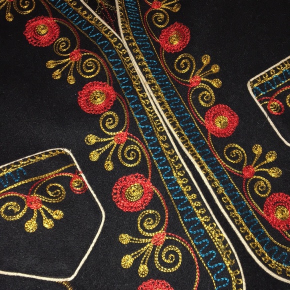Vintage 1970’s Turkish Hand Embroidered Soutache Vest - Picture 13 of 16